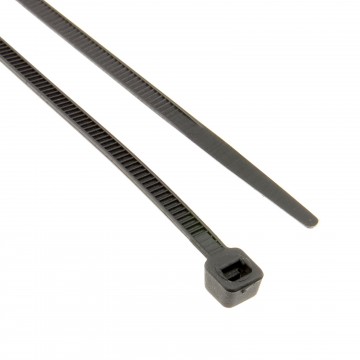 Black Cable Ties 300mm x 3.6mm Flexible & Secure Pack of 100