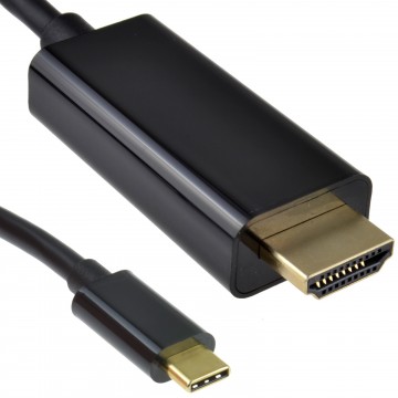 USB 3.1 Type C to HDMI Lead 4K 60Hz UHD Cable Adapter Black  2m