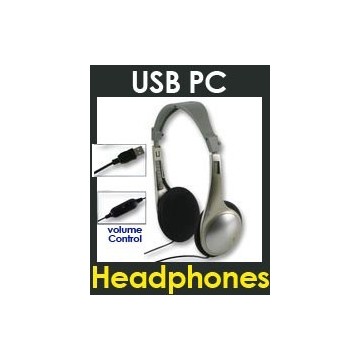 USB Stereo Headphone/Headset/Earphones PC USB