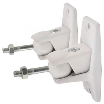 Wall Mounting White Universal Speaker Bracket 72 x 38 x 42mm