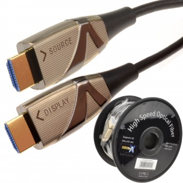 HDMI Active Optical Cable AOC Fiber Optic HDR 4K 2160P ULTRA SLIM  30m