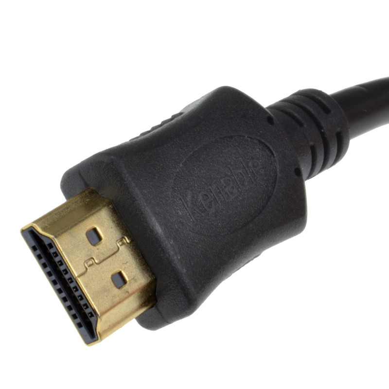 Micro HDMI to HDMI Cable Adapter 50CM 90 Degree Angle Micro HDMI Male to  HDMI Male Connector Supports 3D 4K 60Hz 1080P Ethernet Audio Return 50cm