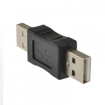 USB 2.0 A Male Plug to A Male Plug Adapter Joiner Coupler