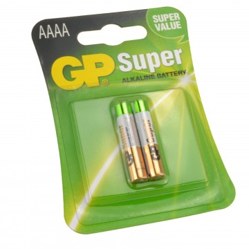 GP AAAA 1.5V Super Alkaline Batteries MX2500 E96 LR8D245 [2 Pack]