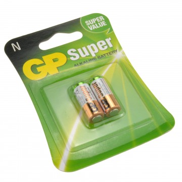 GP N 1.5V Super Alkaline Batteries LR1 MN9100 E90 [2 Pack]