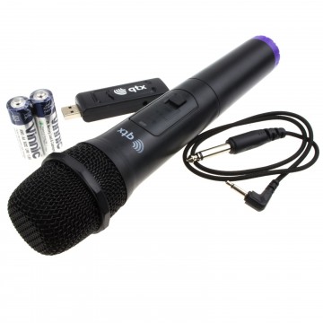 USB Powered Wireless UHF Handheld Karaoke/Singing Microphone Set 863.2MHz