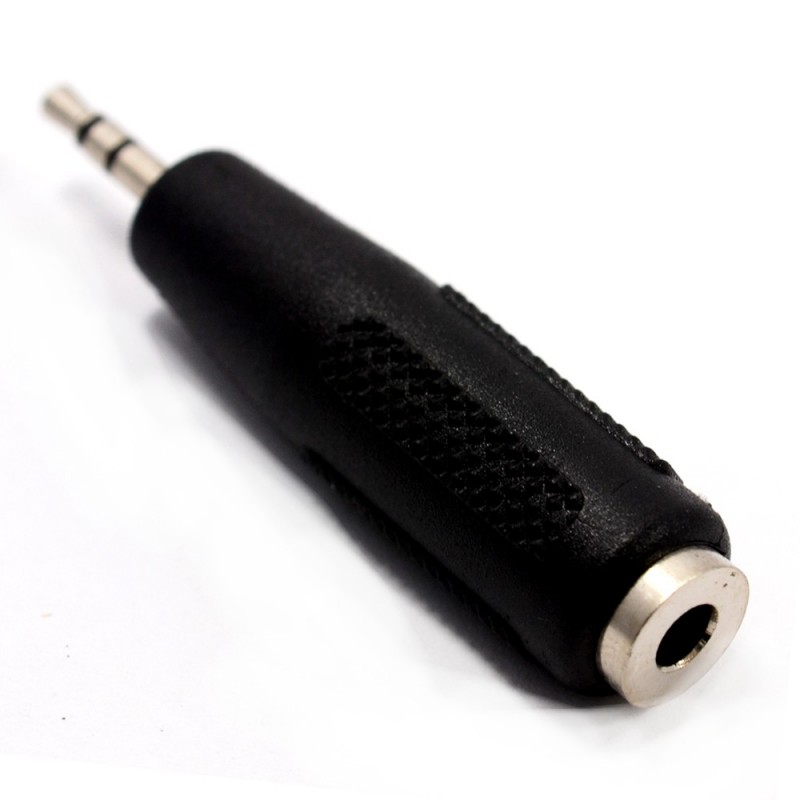 3.5mm Jack Socket to 2.5mm Plug Stereo Headphone Audio Adapter