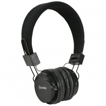 Kids Headphone with Hands Free Mic Control & Cushioned Earpads Black