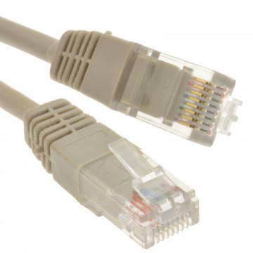 Grey Network Ethernet RJ45 Cat-5E UTP PATCH LAN COPPER Cable Lead 40m