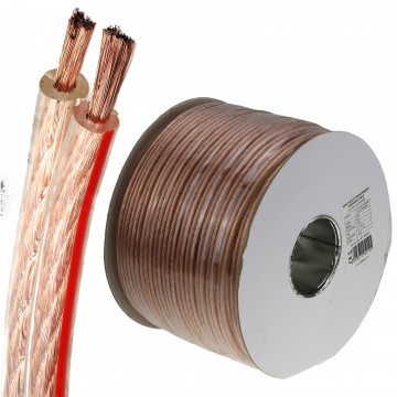 Heavy Duty 329 Strand Copper Speaker Cable 25A Long Reel 100m