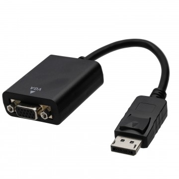 DisplayPort Male Plug to HD15 15 pin VGA Female Connection Adapter