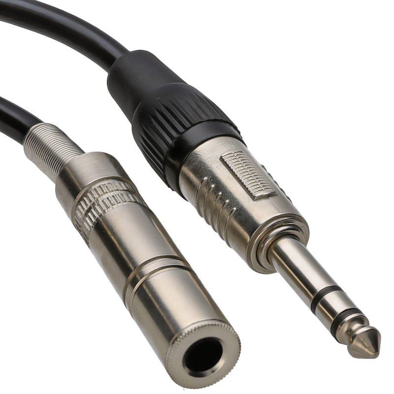 XLR to Big Jack Lead 6.35mm Stereo 1/4 Jack to Male XLR Cable 1m 3m 5m 10m  