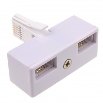 BT Telephone Splitter 2 way Sockets 1 x Socket to 2 BT Phone Lines 431A