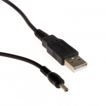 USB to DC Power Cable 1.3mm x 3.5mm 5v 2.1A 2100mA 2m