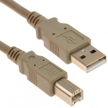 USB 2.0 CERTIFIED Hi-Speed HQ Shielded A to B Cable Lead 5m