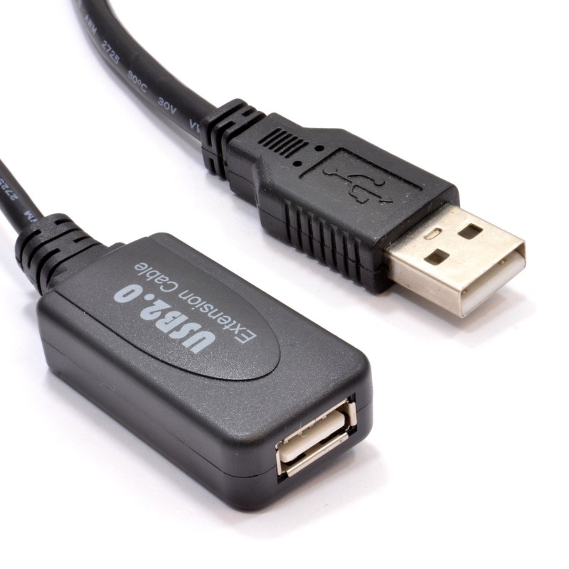 VZTEC USB 2.0 Active Repeater Male to Female Extension Cable 10m VZTEC USB 2.0 Active Repeater Male to Female Extension Cable 10m