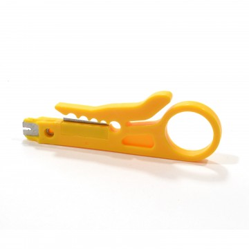 Punch Down UTP Cable Cutter Stripper Tool IDC Network - Yellow