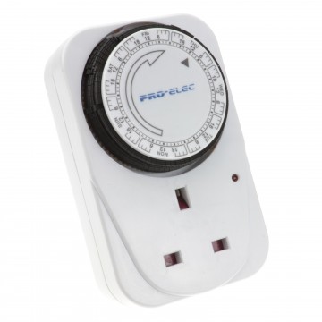 7 Day Weekly Programme Mechanical Timer Switch for UK Power Sockets