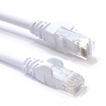 C6 CAT6-CCA UTP RJ45 Ethernet LSZH Networking Cable White 15m