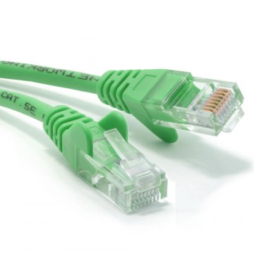 Green Network Ethernet RJ45 Cat5E-CCA UTP PATCH 26AWG Cable Lead  5m