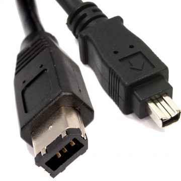 Firewire IEEE-1394 DV Cable 6 to 4 pin 5m PC to DV-out