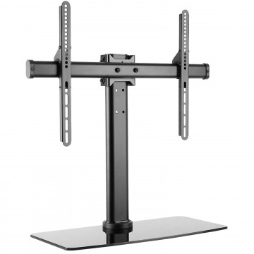 Universal Pedestal Swivel & Tilt TV Stand Glass for 32 to 55 inch TVs
