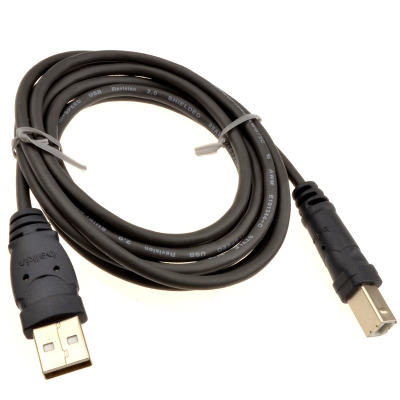 Belkin USB 2.0 High Quality A to B Type Double Shielded Printer Cable DSTP 1.8m
