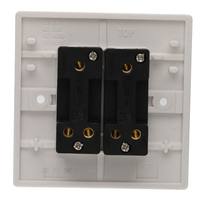 2 gang 2 way switch discount