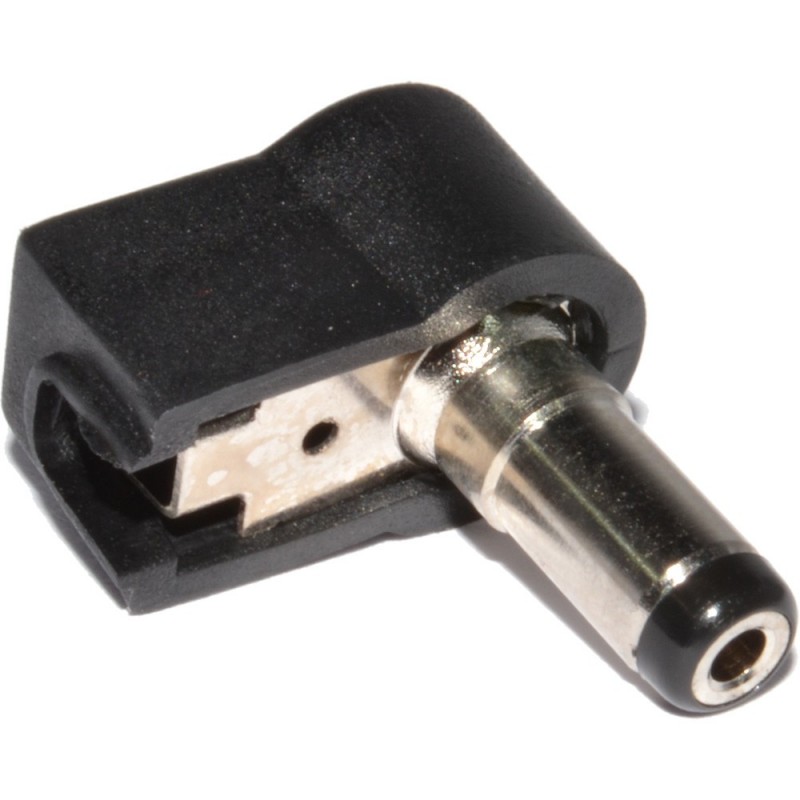 5.5 x 2.5mm Right Angle DC Power Solder Plug End For Power Cables 5.5 x 2.5mm Right Angle DC Power Solder Plug End For Power Cables