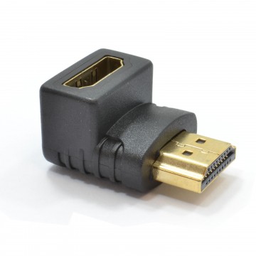 HDMI Male to Female Right Angled Adapter 90 Degrees