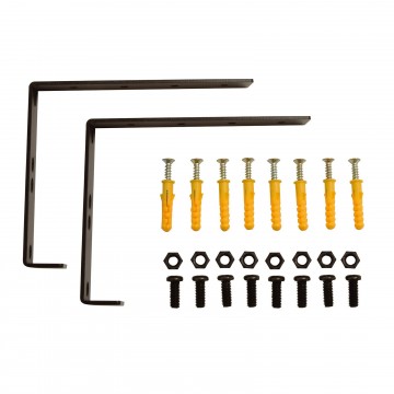 2U Wall/Desk Bracket for Rack Mounting Equipment Patch Panel/Network Switch/PDU