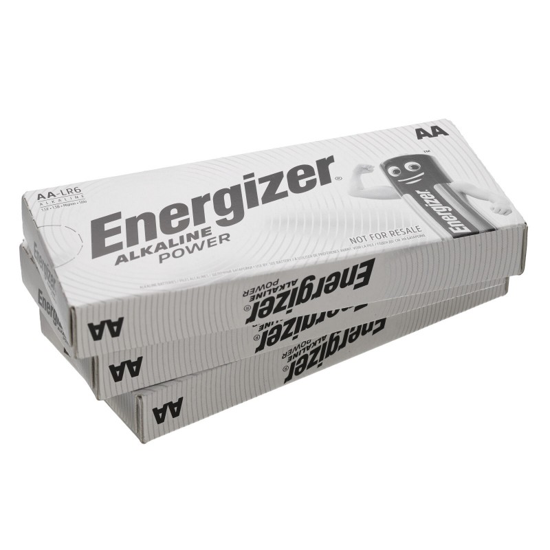 Energizer AA LR6 Batteries Long Lasting Power 7 Year Shelf Life [24 Pieces]