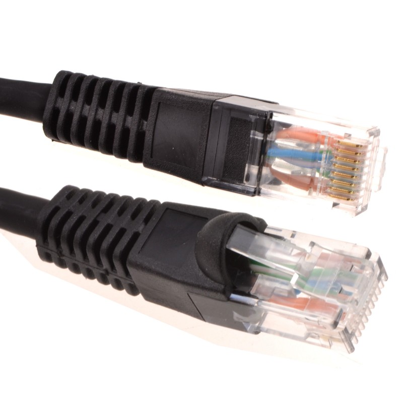 LSZH CAT6 UTP Network Ethernet RJ45 Networking Cable 1m Black
