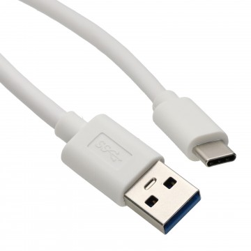 USB 3.0 A to USB Type C 3.1 Charging & Data Transfer Cable 5V 3A 15W 5Gbps 1m