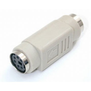 PS2 Gender Changer Coupler - Mini Din 6pin Female to Female