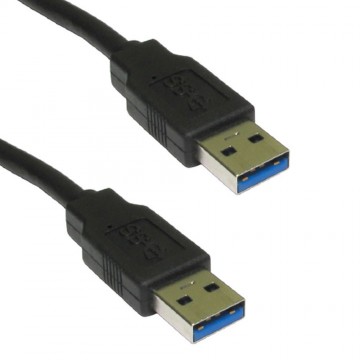 USB 3.0 SuperSpeed A to A (Male to Male) High-Speed BLACK Cable 3m