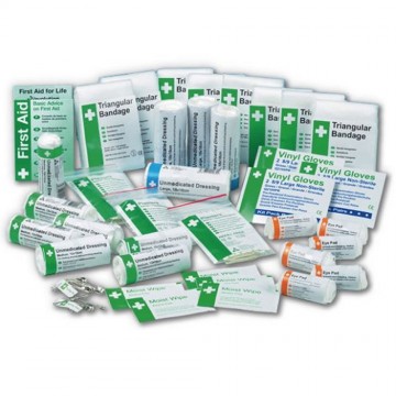 Refill Pack for Statutory Large 21-50 Persons First Aid Injury Kit