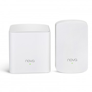 Tenda Nova MW5 MESH Network Wireless Range Extender for Home or Office [2  Pack]