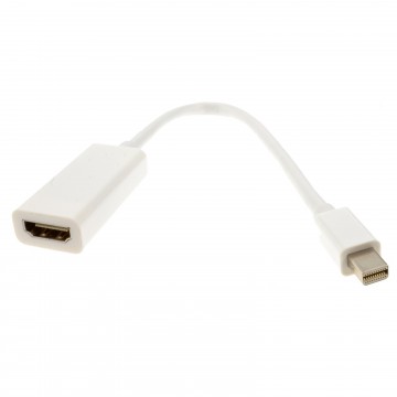 Mini-DisplayPort Plug to HDMI Socket Adapter with Sound to TV