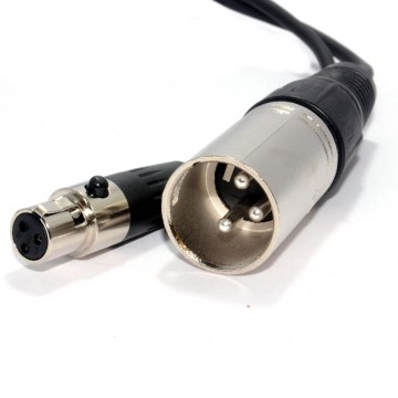 CableCreation XLR Splitter Cable, XLR Male to Dual XLR Female Y-Splitter  3Pin Balanced Microphone Cable (XLR-M to Two XLR-F), 0.3M/Black