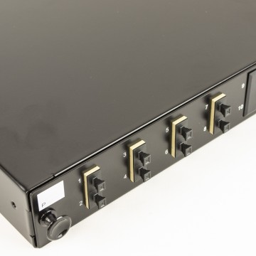 Fibre Optic Patch Panel 12 port with 4 x SC Duplex MM Modules Adapters 8 Fibres