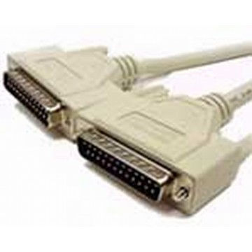 Switchbox Cable 25 pin male to 25 pin male Parallel/Serial 2m