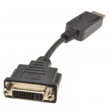 DisplayPort Male Plug to DVI-D Female Socket Adapter Cable 15cm