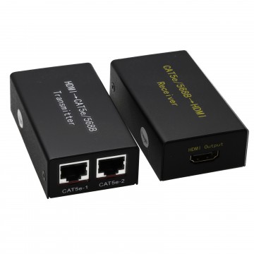 HDMI Extender over Ethernet RJ45 Cable upto 30m @ 1080p
