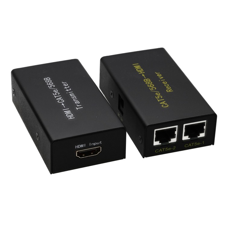 HDMI Extender over Ethernet RJ45 Cable upto 30m at 1080p