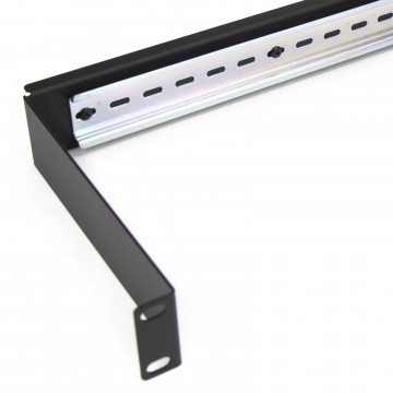 DIN Rail Mounting Bracket 1U for 19 Inch Rack Networking Data Cabinets