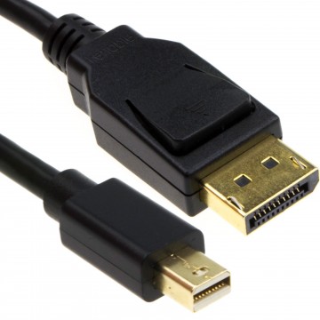 v1.4 8K/4K Mini DisplayPort to DisplayPort Plug 32.4Gb HDR MST Cable 0.5m