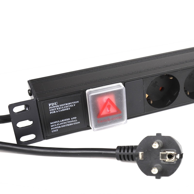 PDU UK Sockets 6 Way with C14 IEC Plug Power Distribution Unit ...