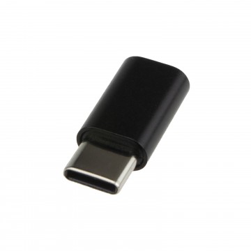 USB Micro B Socket to Type C Plug Converting Adapter for 3A Charging & Data