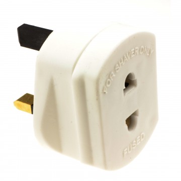 Shaver Plug/Toothbrush Charger Converter from UK Mains Socket Adapter